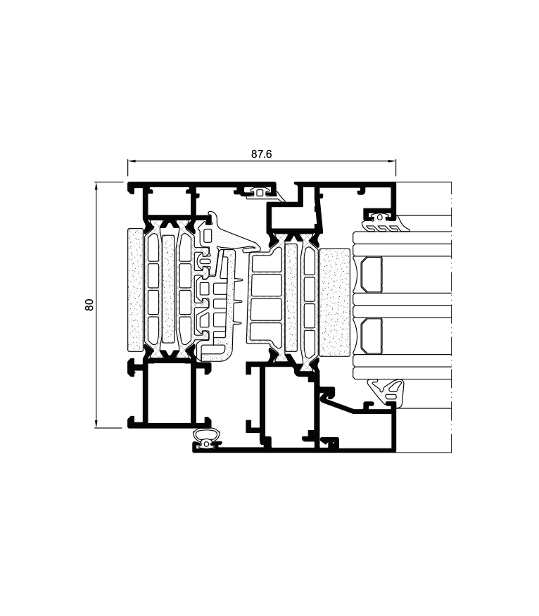 Cor 80 Endüstriyel Pencere