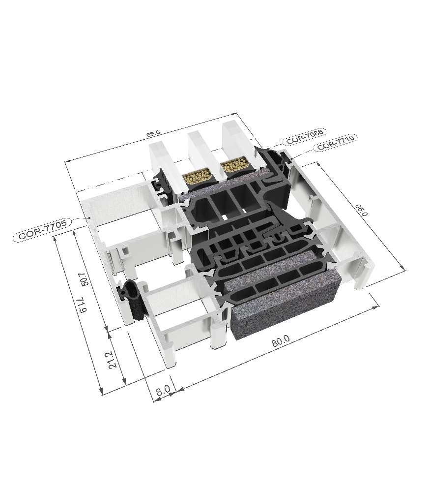 Cor 80 Gizli Kanat Pencere